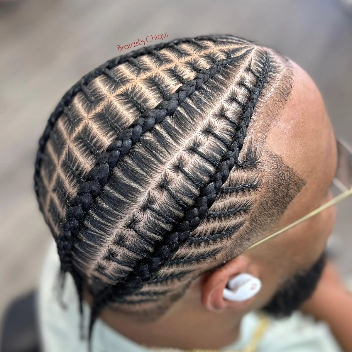 coiffure afro homme natte collee cornrows cheveux longs