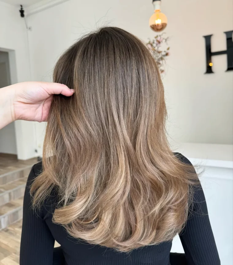 quelle nuance de balayage blond sur brune choisir