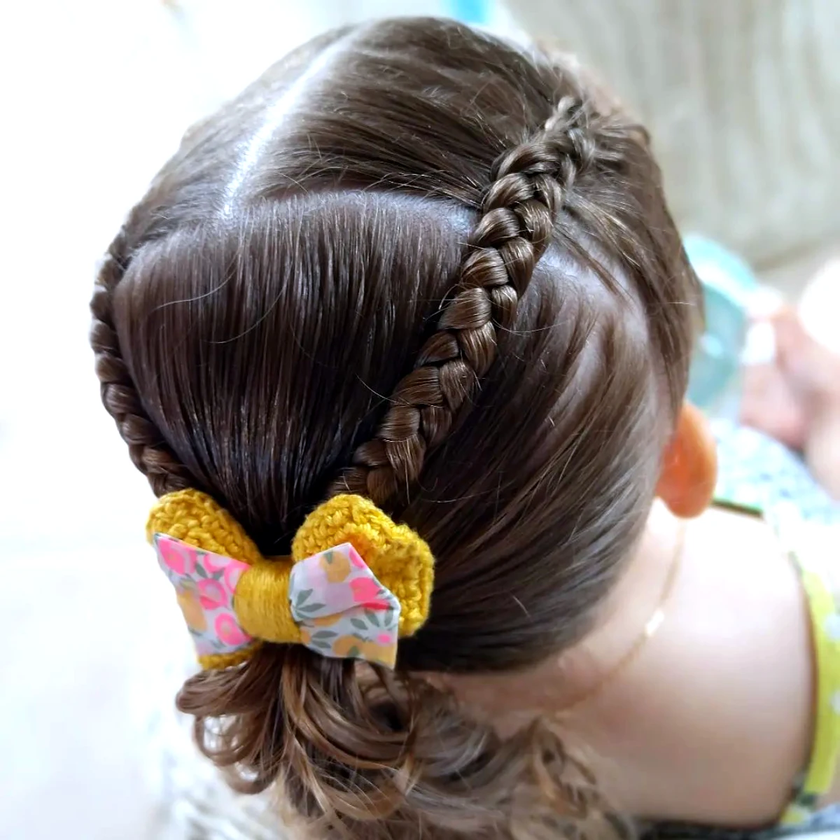 coiffure petite fille petite tresses queue de cheval