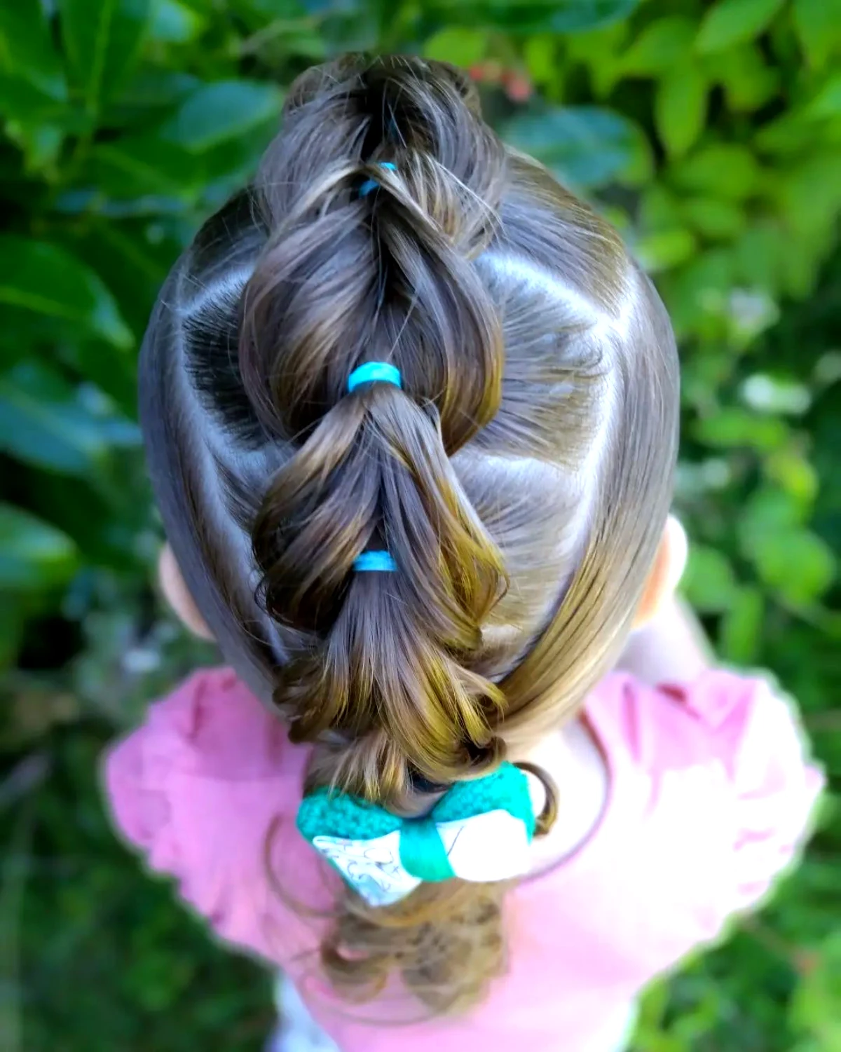 coiffure petite fille tresse