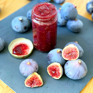 confiture de figues recette grand mere fruits et pot en verre