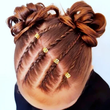 idee de coiffure originale pour fille de 10 ans