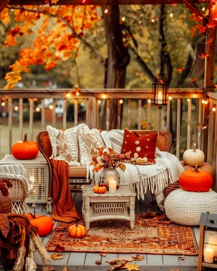 idee de deco automne couleurs