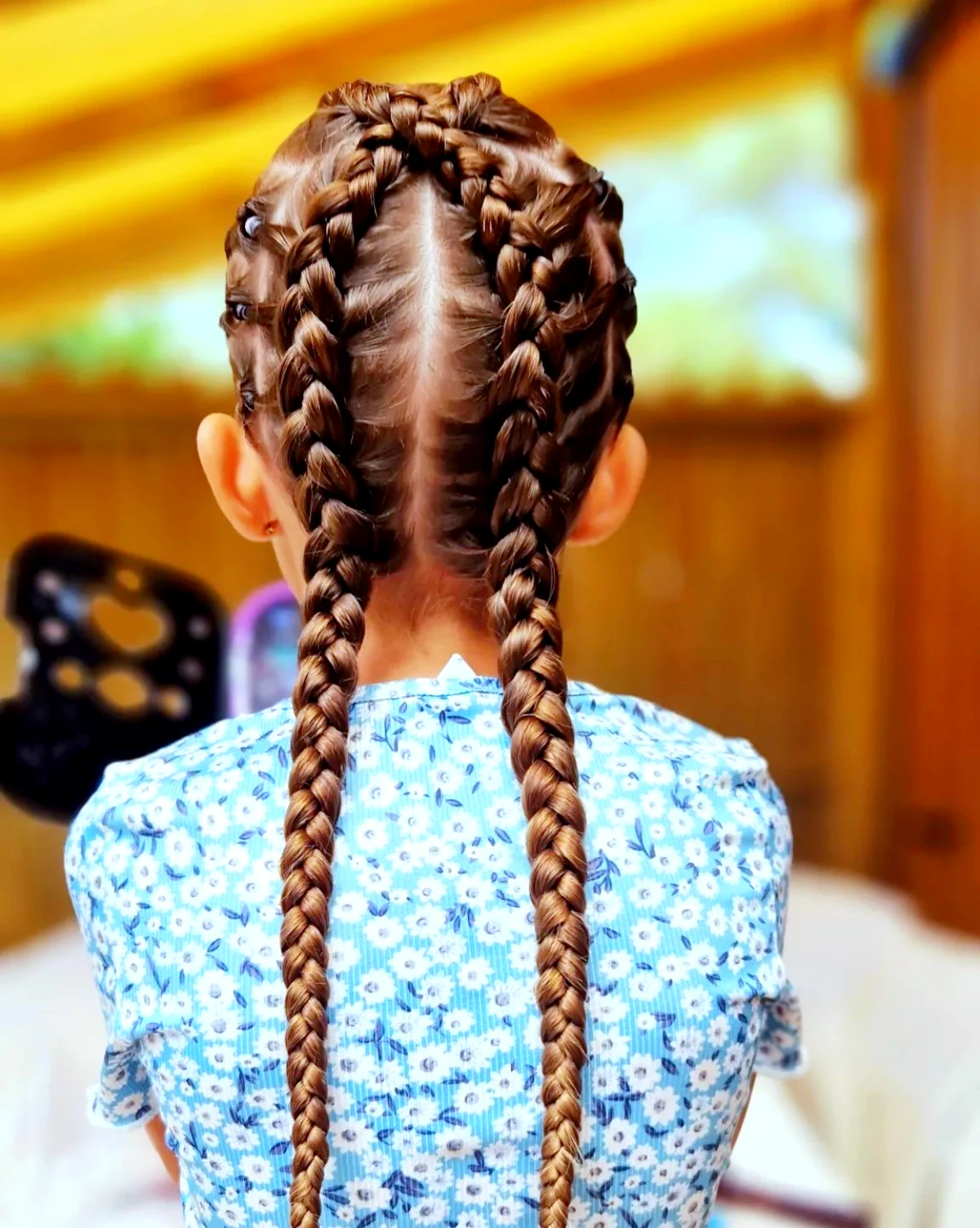 quelle coiffure pour fille de 10 ans tresses sur cheveux longs