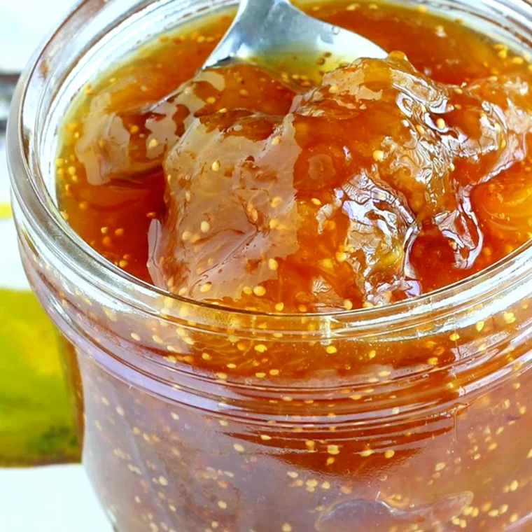 recette confiture de figues pas trop sucree pot en verre