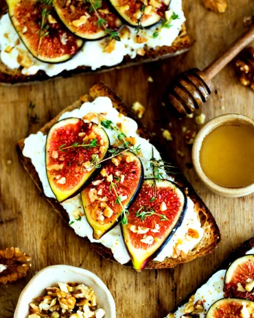 recette de confiture de figues rouges tartine