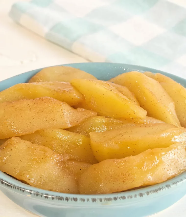 recette dessert fruits frits et caramelises