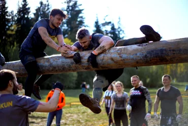 teambuildin en pliene nature activite sportive