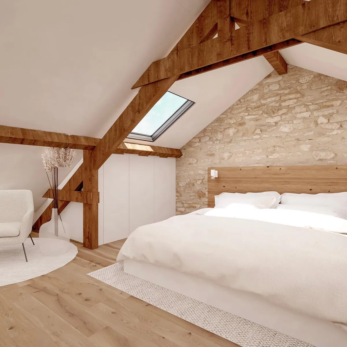 comment amenager une chambre parentale sous comble