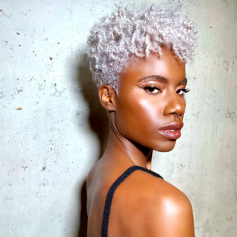 coupe courte super moderne femme afro cheveux court