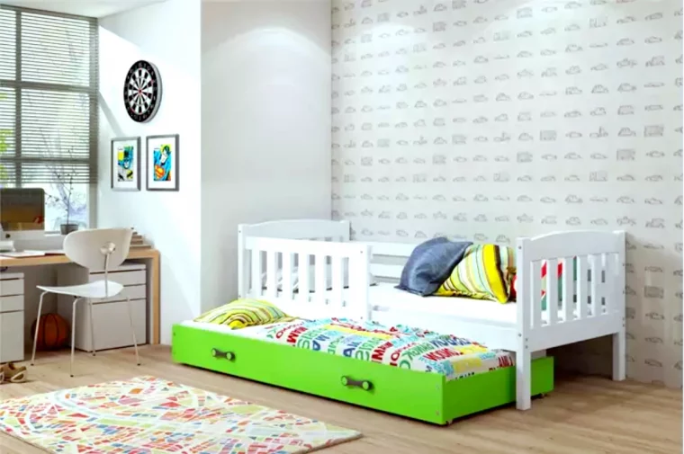 deco chambre fille petit lit blanc