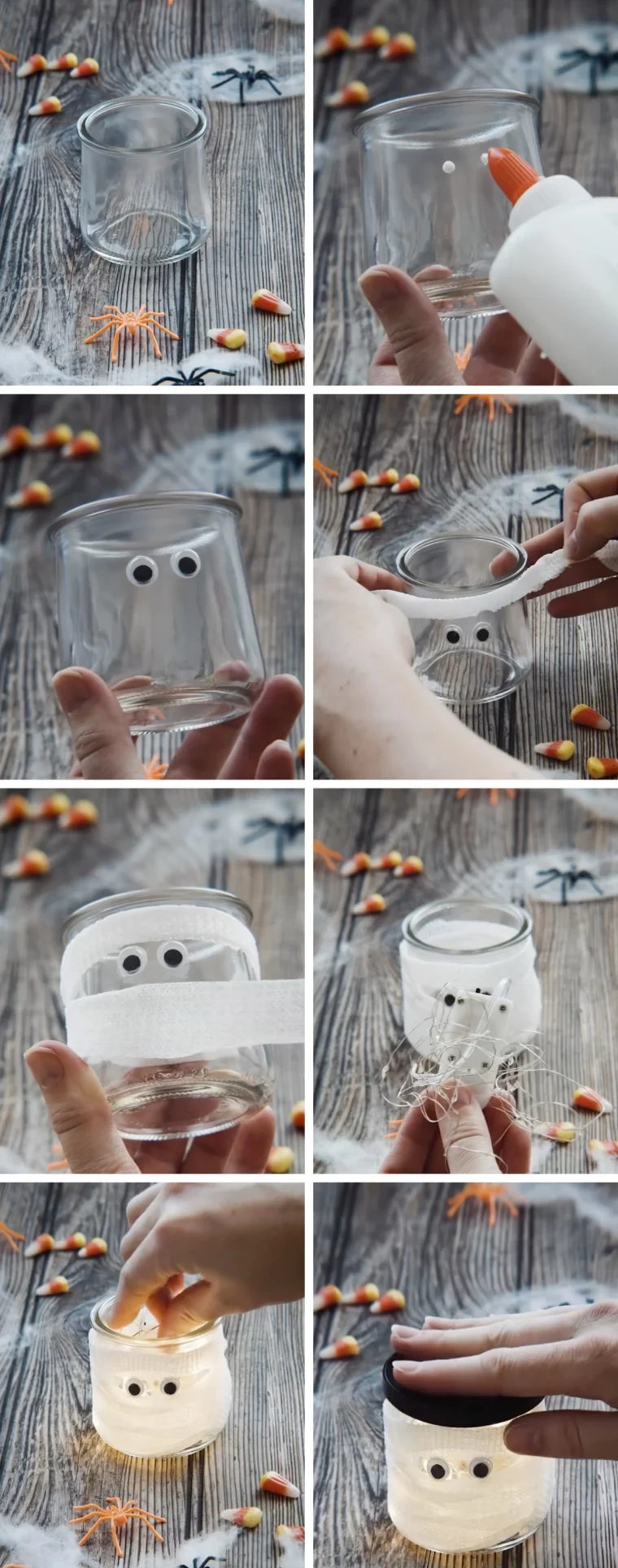 deco halloween pas cher a faire soi meme diy lanterne yeux mobiles