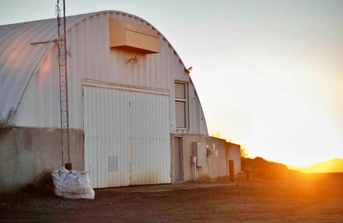 espace de stockage pour les produits agricoles