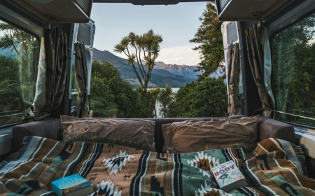 vue paysage nature voyage camion