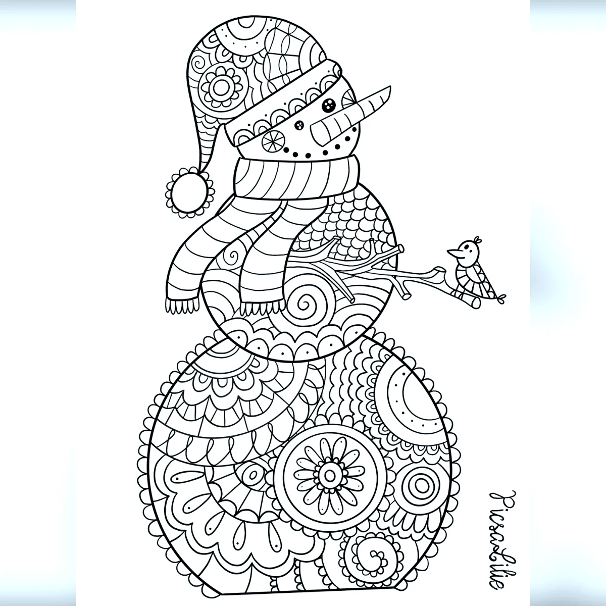 activites coloriages pour les enfants noel bonhomme de neige a colorier