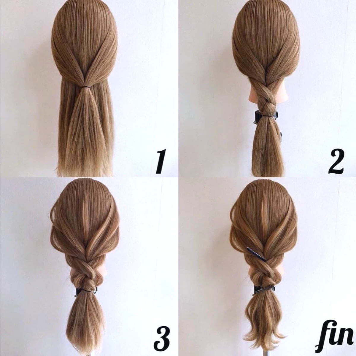 coiffure cheveux mi long tresse