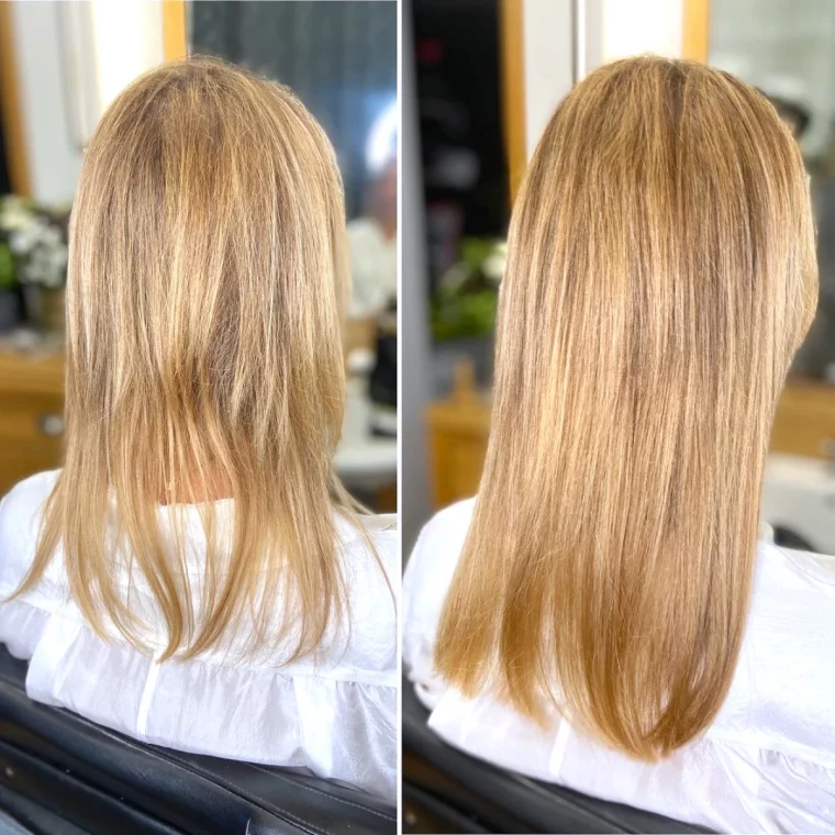 comment donner du volume aux cheveux fins femme blonde