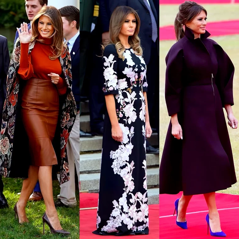 des tenues chic et coture de melania trump