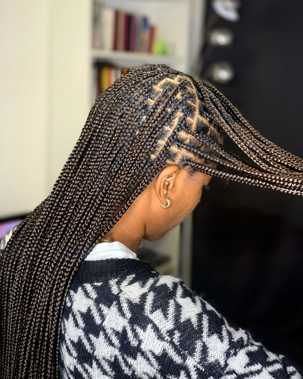 extension nattes avec rajout box braids nattes