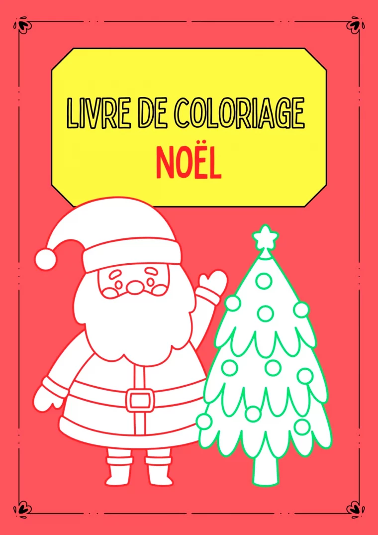 livre de coloriage noel a imprimer gartuitement