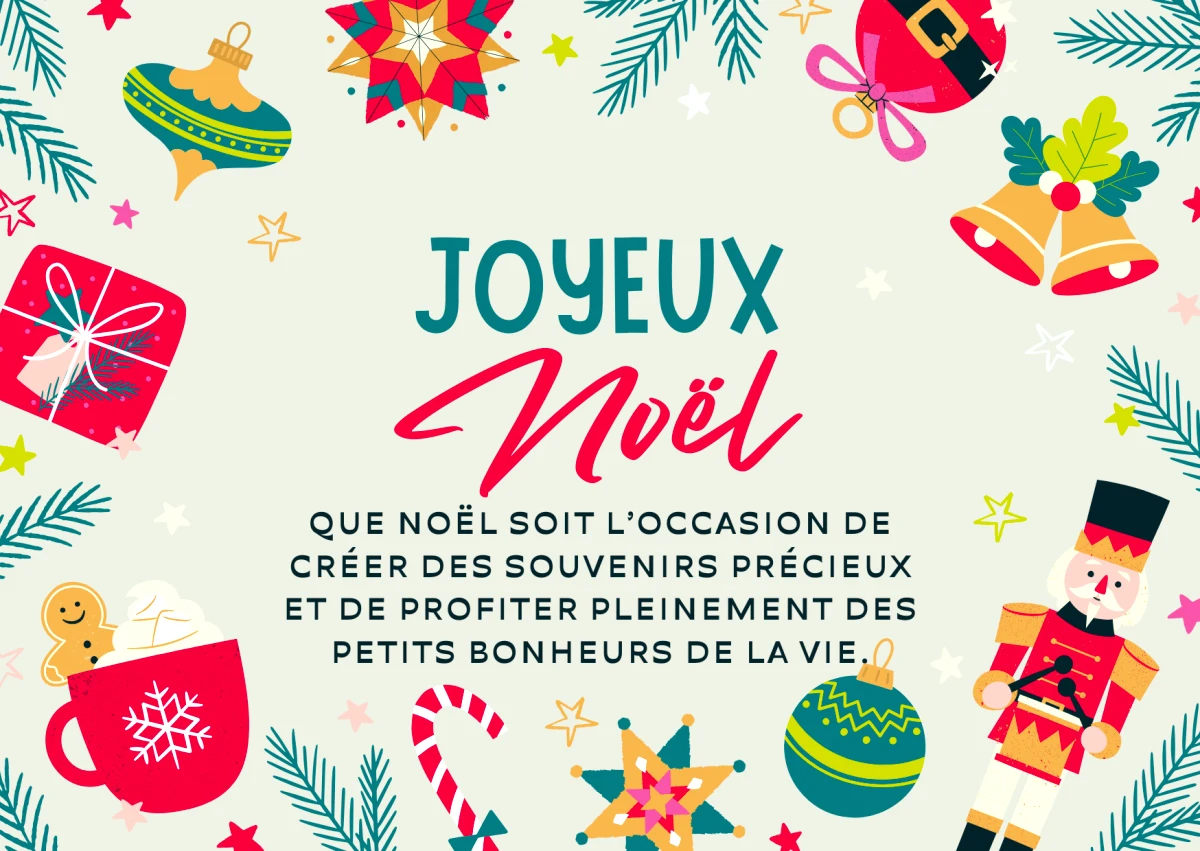 carte de voeux pour noel