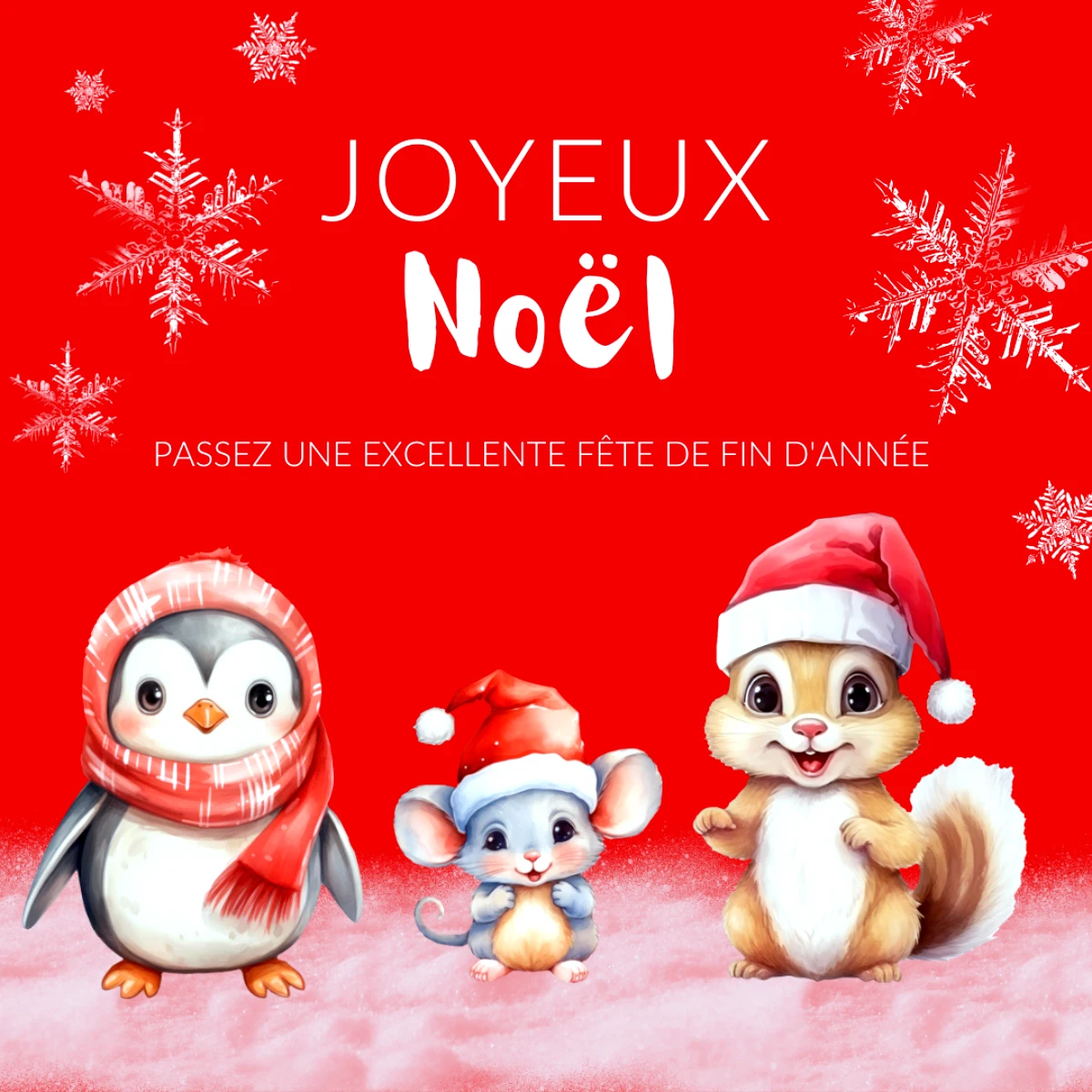 carte joyeux noel pour les plus petits