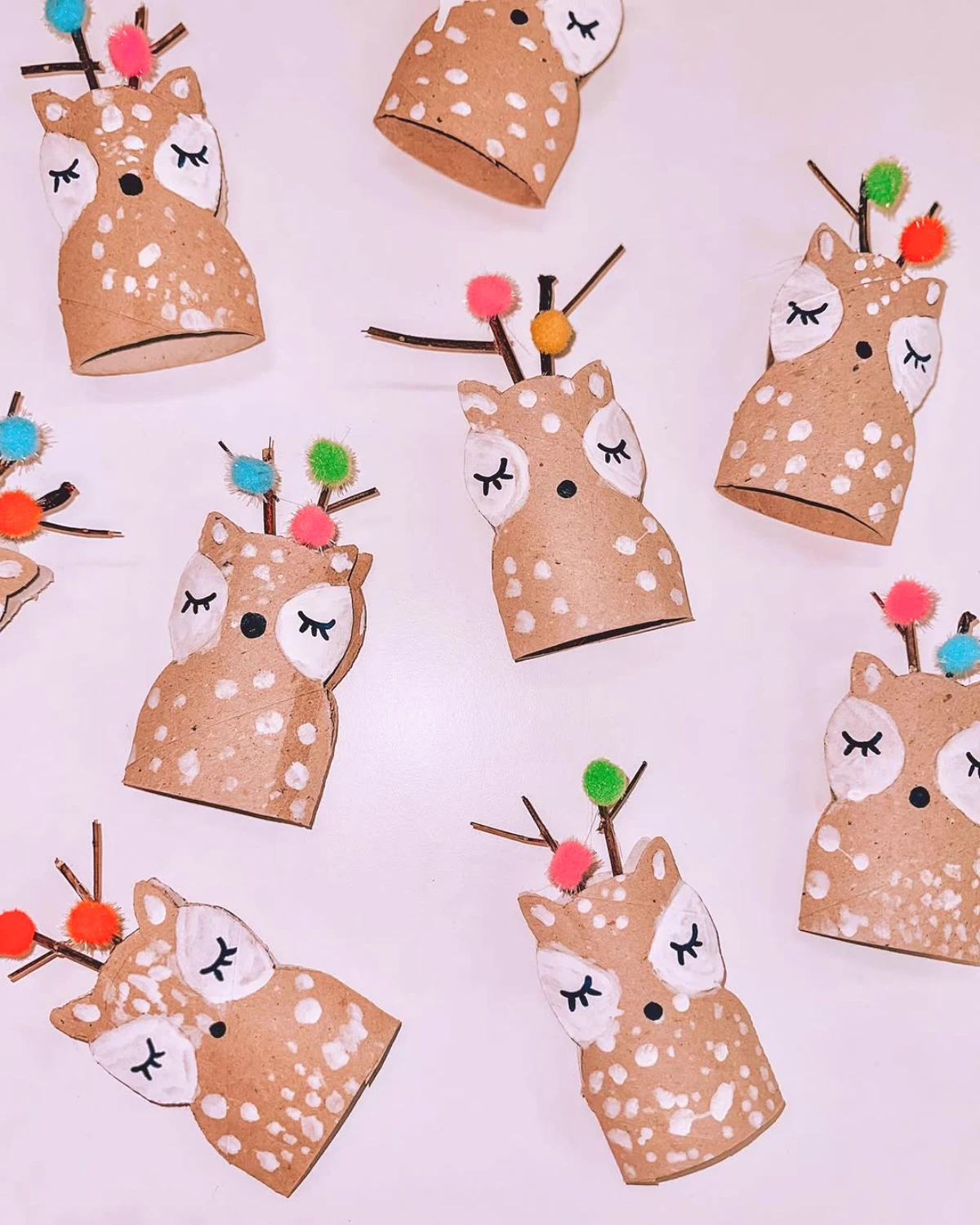 comment faire des animaux de noel maternelle en carton