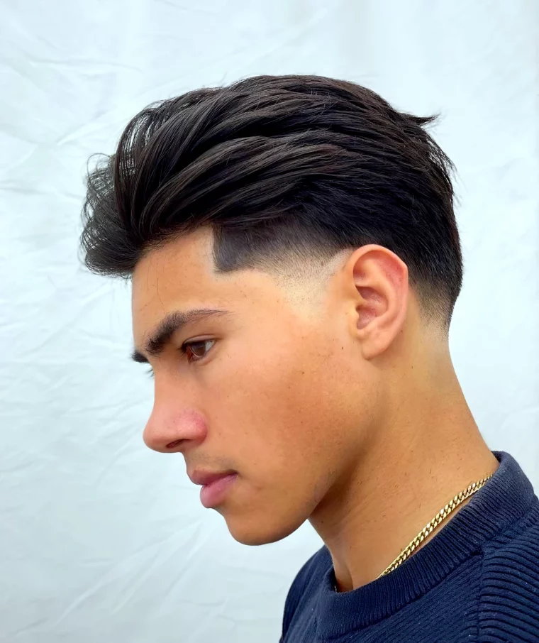 coupe de cheveux fade pour homme