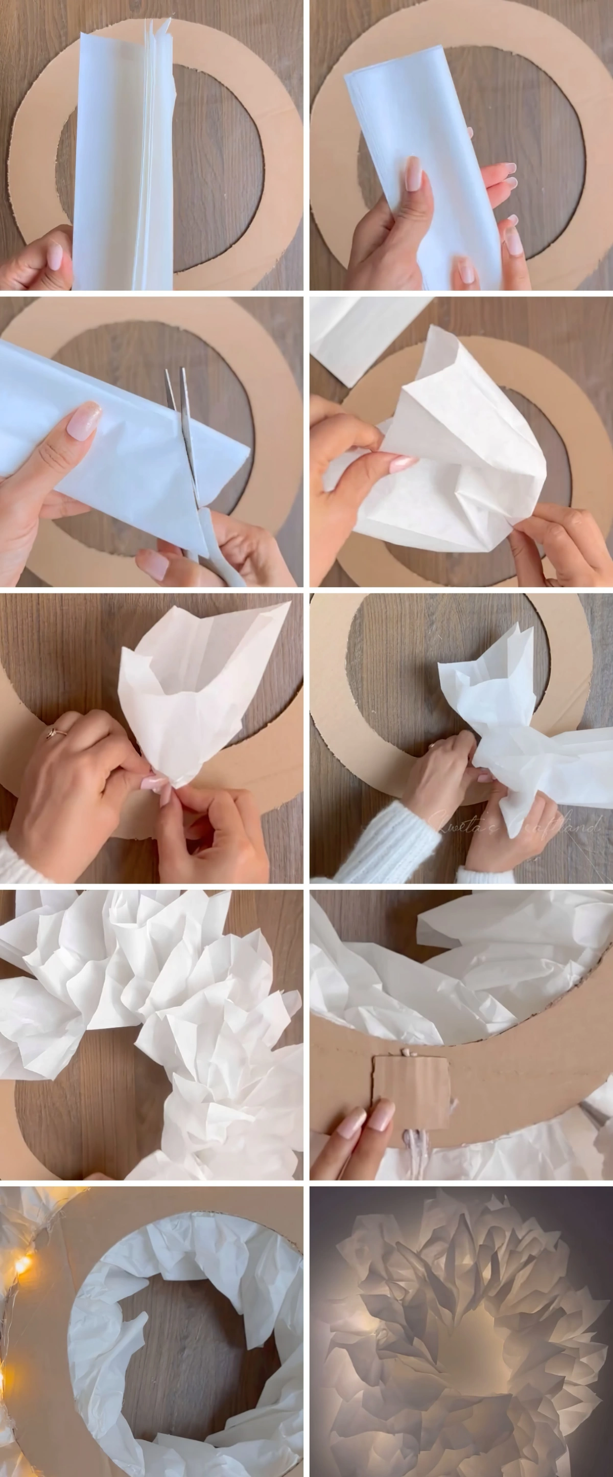 decoration de noel en papier a faire soi meme sacs papier carton