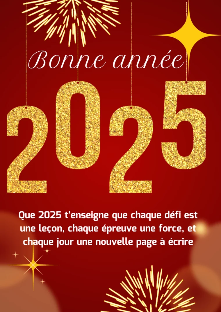 design bonne annee 2025 a telecharger gratuitement