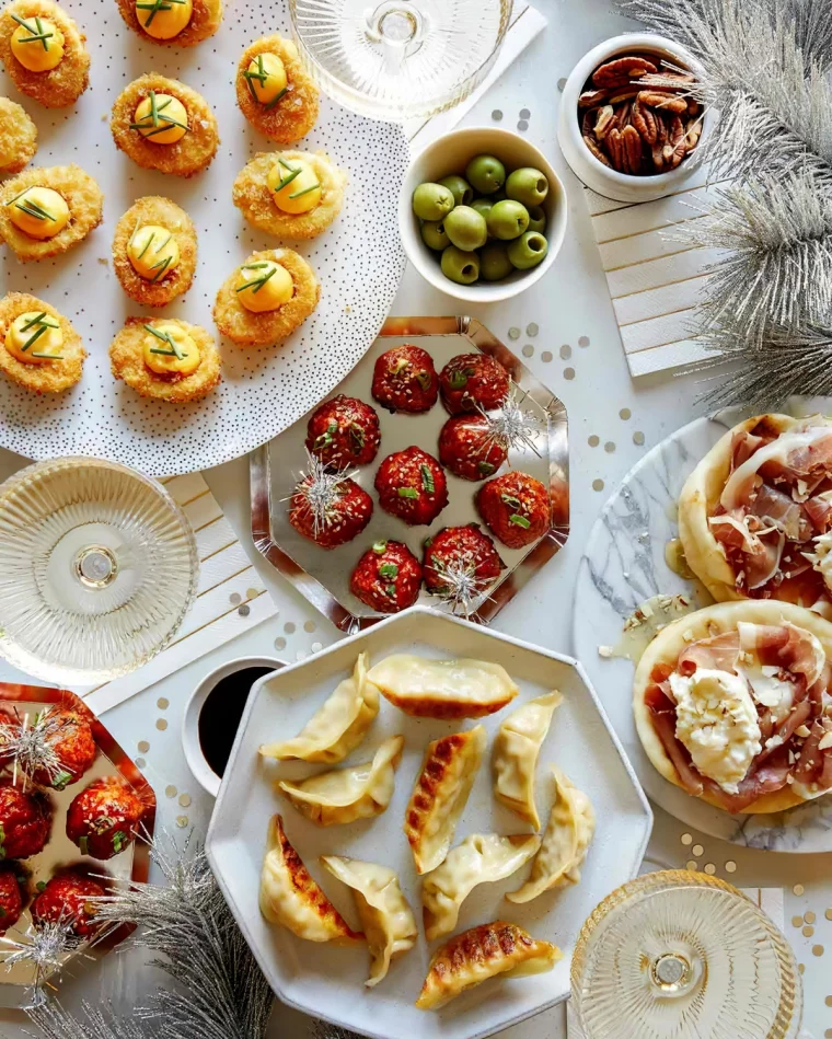 entree pour reveillon nouvel an amuse gueule fruits patisserie