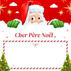 exemple d une lettre au pere noel vierge colore pour telecharger et imprimer