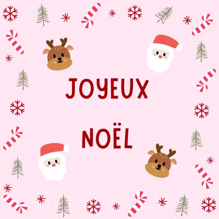 simple image joyeux noel pour les enfants a telecharger