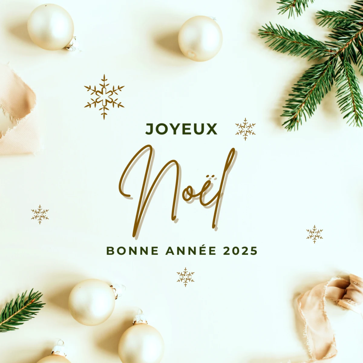 souhaiter joyeux noel avec une carte