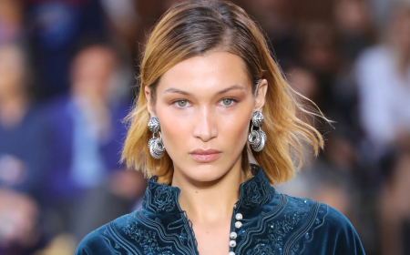 bella hadid coupe carre plongeant degrade