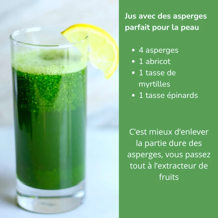 boisson detox pour la peau