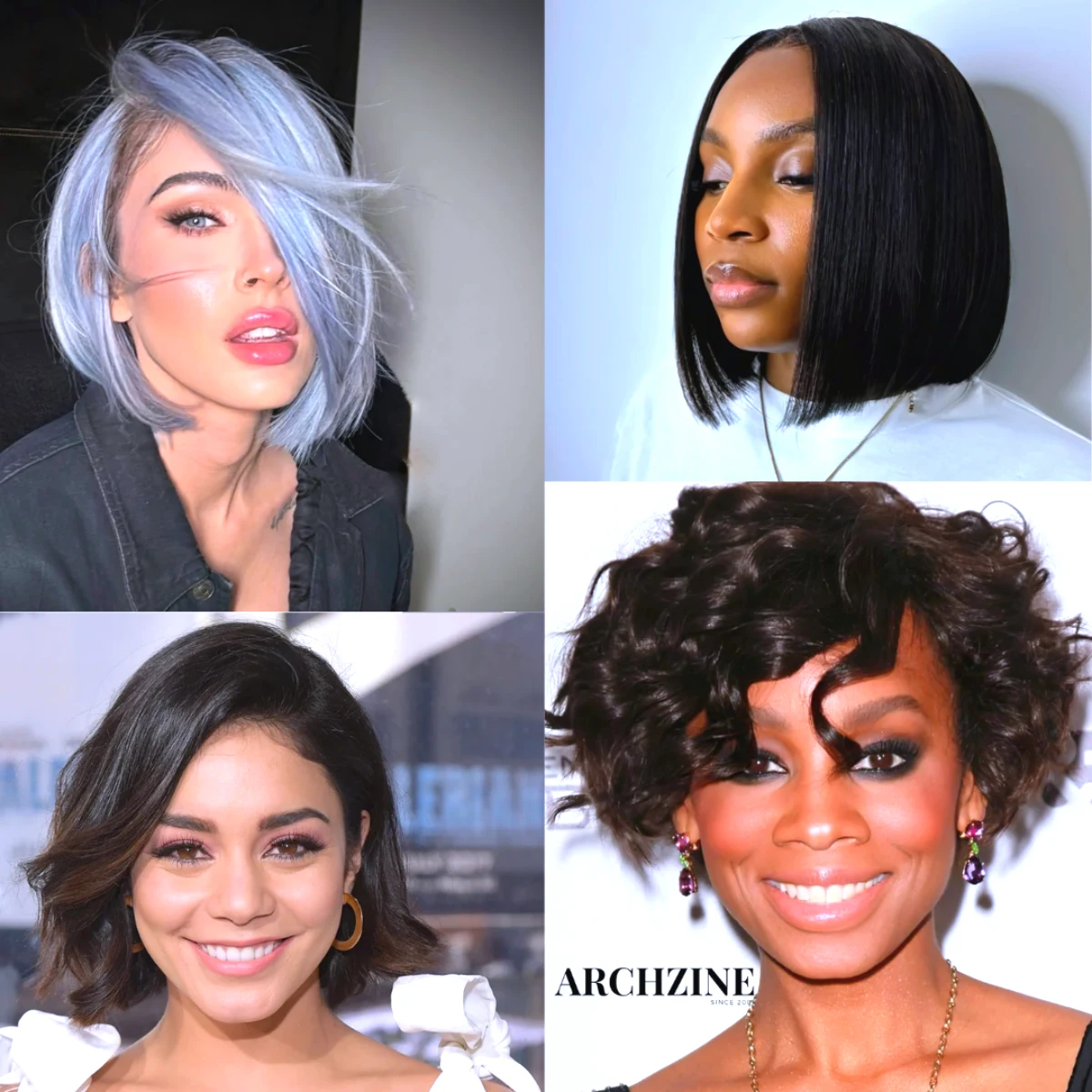 carre plongeant femme exemples coiffure tendance 2025