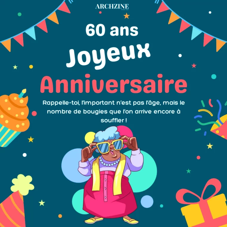 carte gratuite joyeux anniversaire femme 60 ans