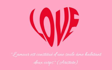 carte gratuite pour la saint valentin fond rose citations celebres