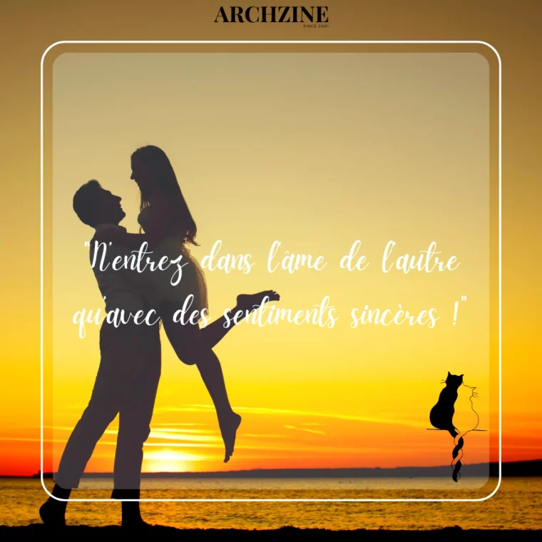 citation amour complique courte image homme et femme coucher du soleil