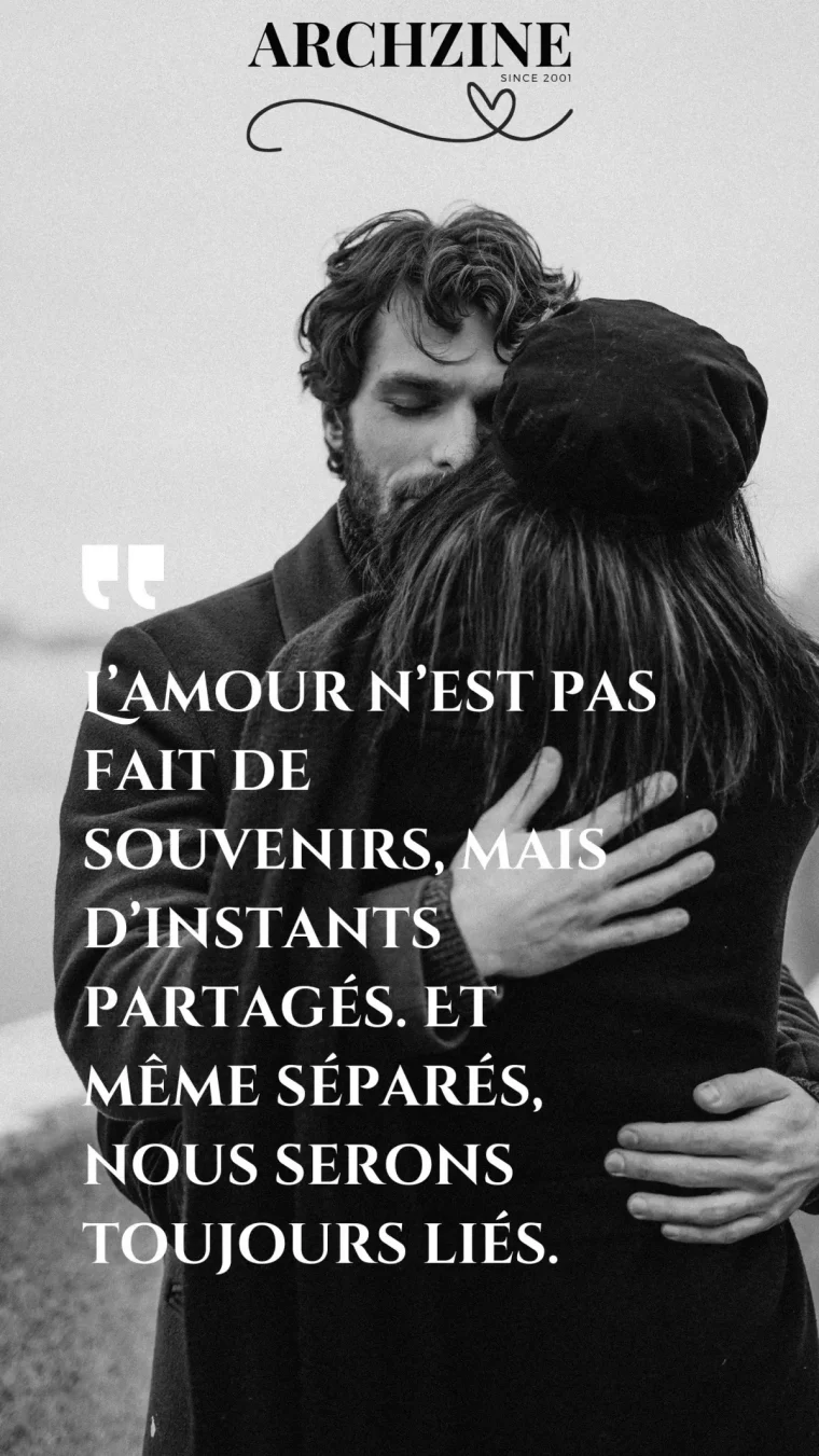 citation amour depart photo couple blanc noir femme homme