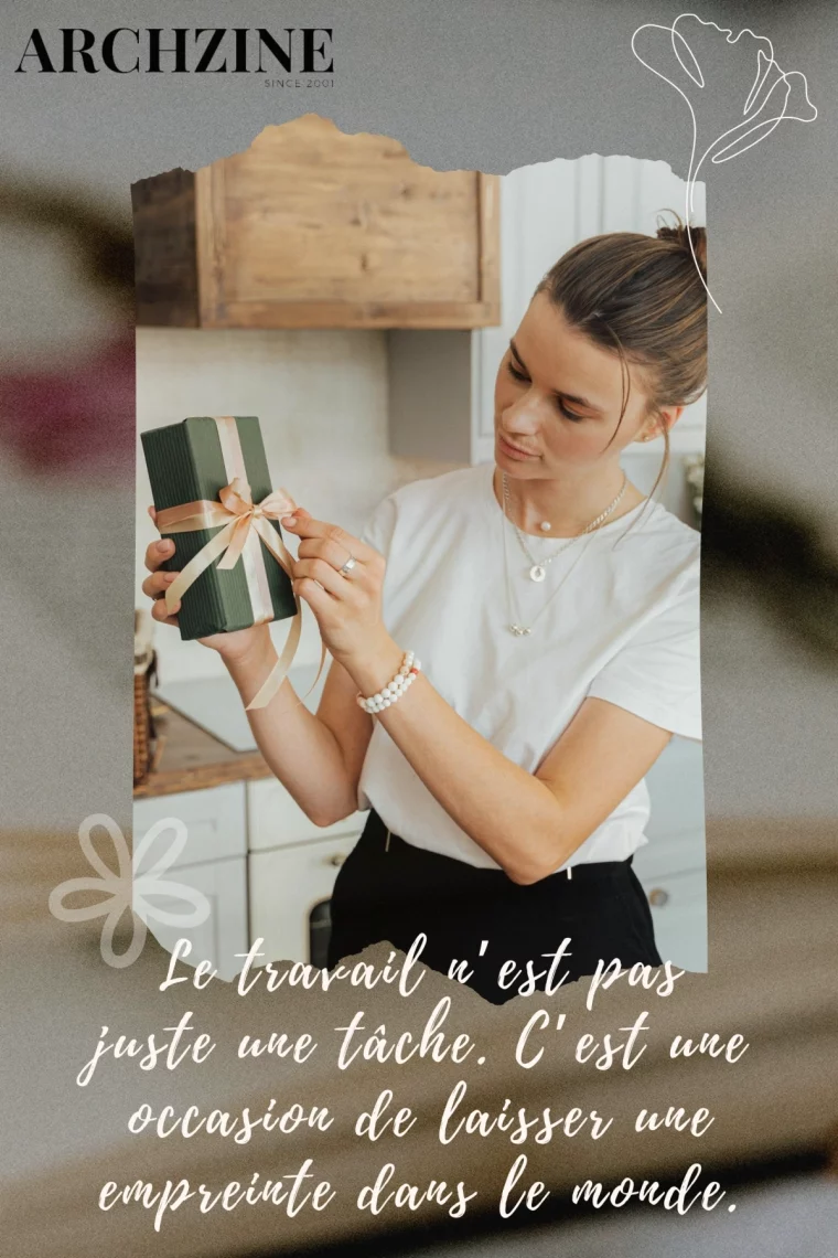 citation changement de vie motivation travail emballage vocation femme