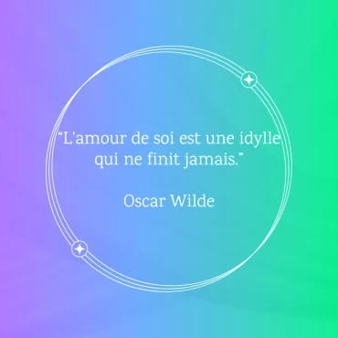 citation oscar wilde pour l amour de soi