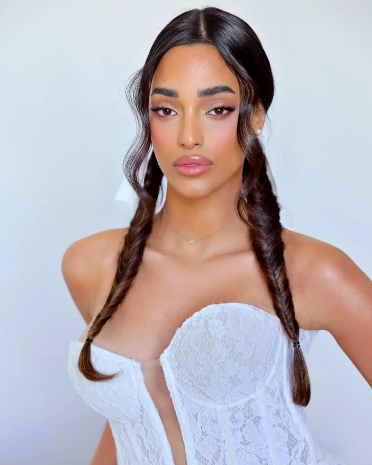 coiffure avec des tresses torsades mariage tendance 2025 1