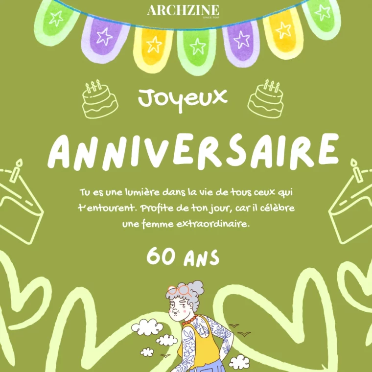comment souhaiter un joyeux anniversaire femme 60 ans
