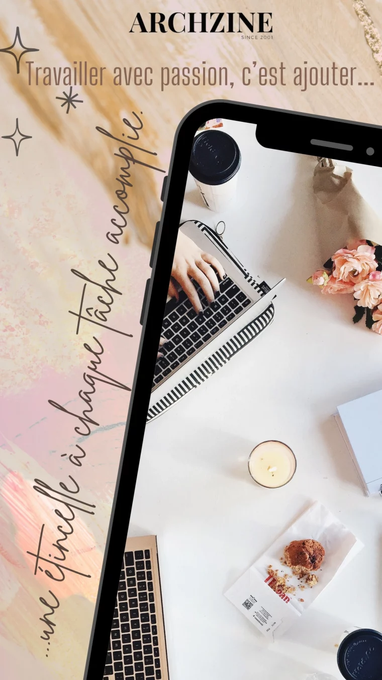 fond ecran iphone motivation travail clavier citation sur le succes