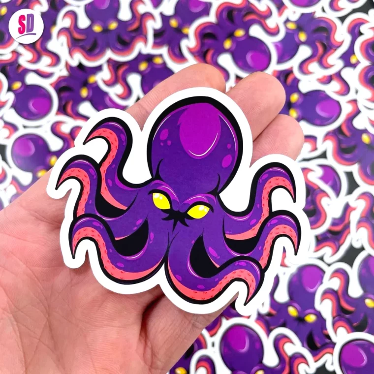 idee de sicker fun et colore en forme d octopus