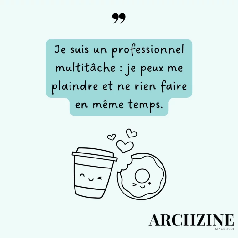 illustration couple goblet cafe donut coeurs citation drole travail