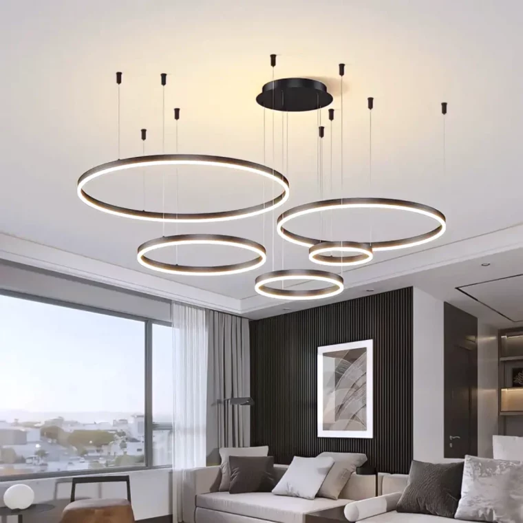 lustre en suspension contemporain tendance 2025