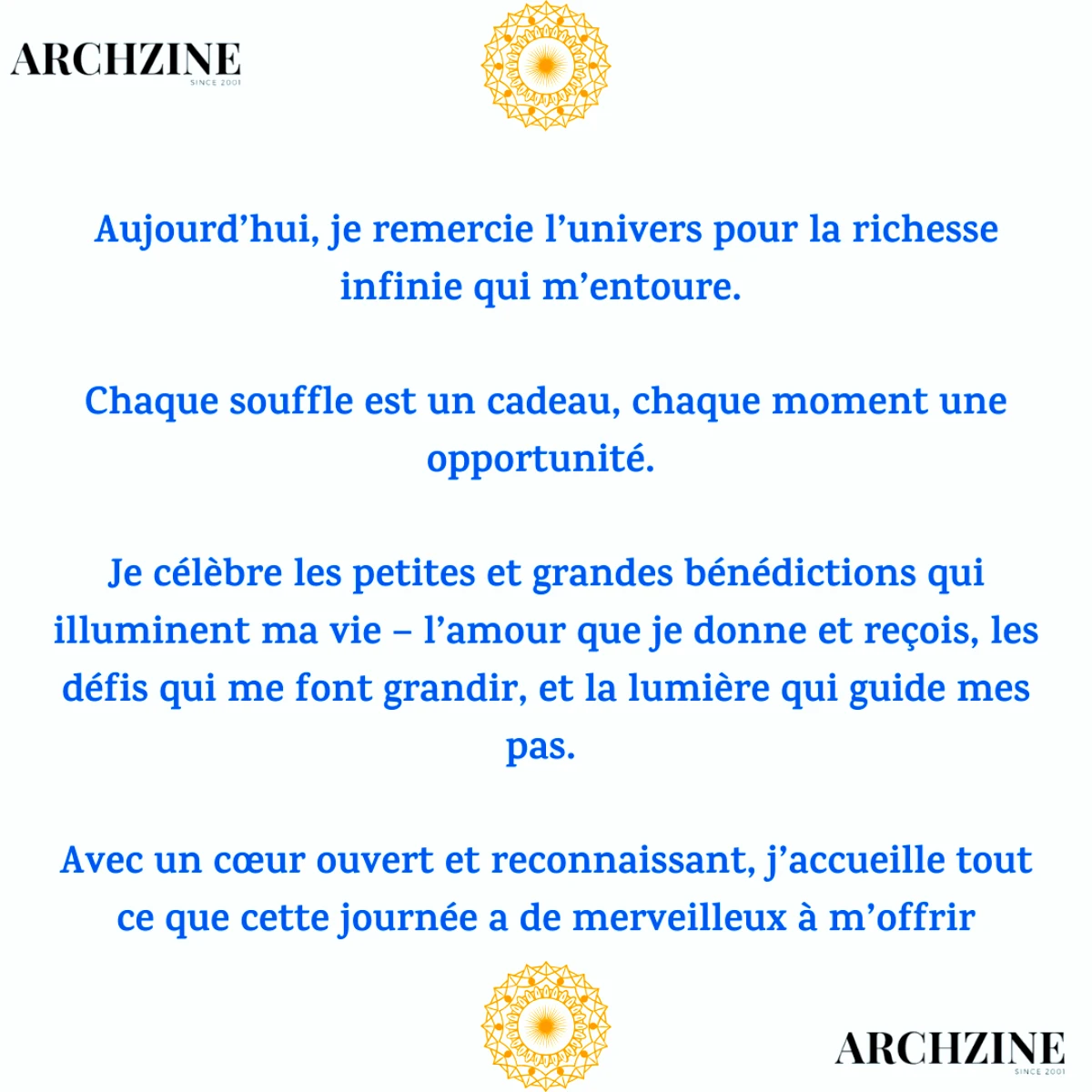 mantra gratitude universelle pour tous les jours